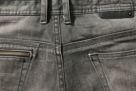 Detailed Texture: abstract back black jeans backgroundの写真素材