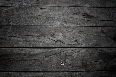 Old rough wooden plank background の写真素材