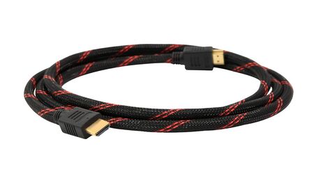 HDMI cable isolated on white backgroundの写真素材