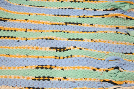 Colorful rag textureの写真素材