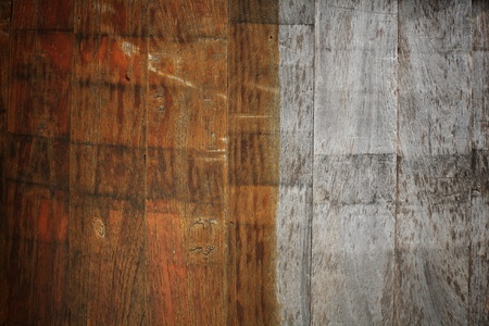 Grunge texture of vintage wood panelsの写真素材