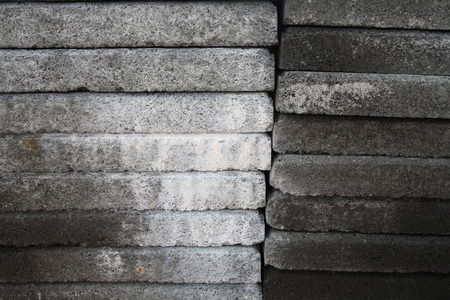 stack of gypsum board preparing for constructionの写真素材