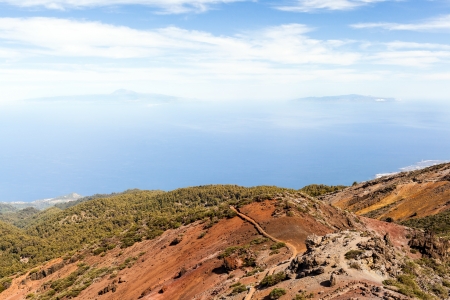 Mountains landscape, Canary Islands La Palma, La Gomera, Tenerifeの写真素材