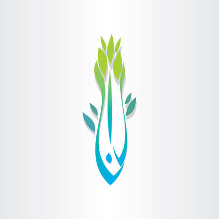 plant fish jump in waterのイラスト素材