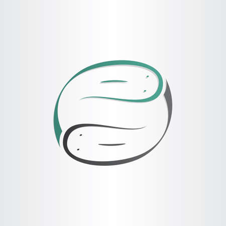 catfish label symbol animal stylized design elementのイラスト素材