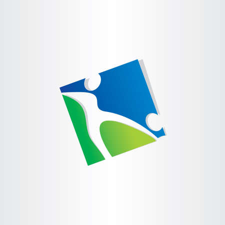footballer shooting ball soccer icon designのイラスト素材