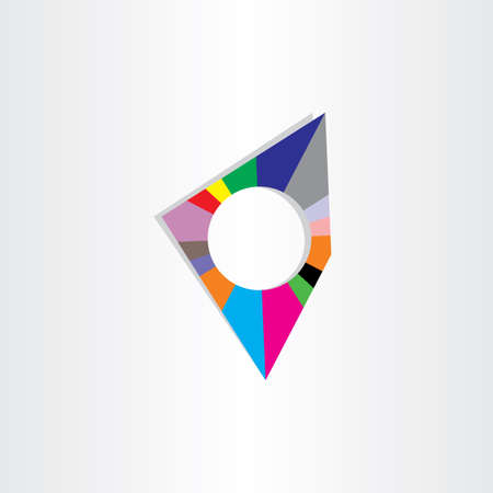 empty color circle abstract background designのイラスト素材