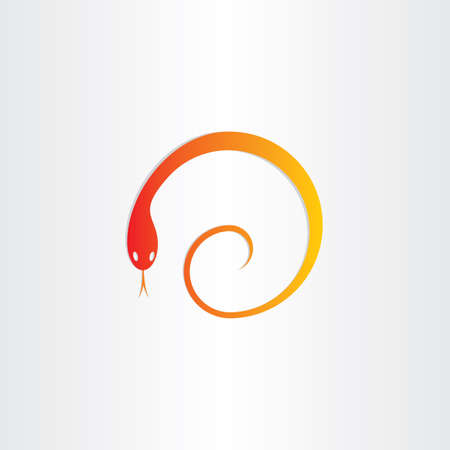 snake in spiral pharmacy symbol designのイラスト素材