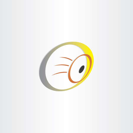 human eye optics symbol designのイラスト素材
