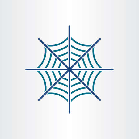 spider web target icon design elementのイラスト素材