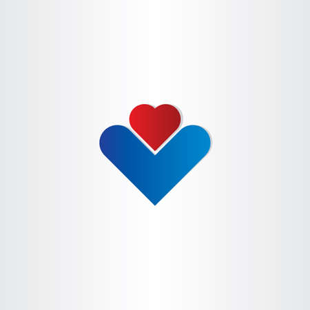business abstract heart icon designの写真素材