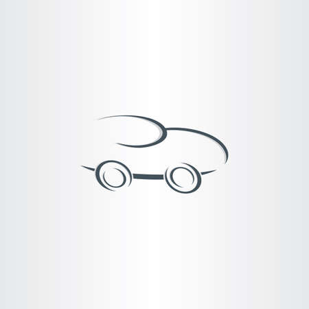sport racing car stylized icon designの写真素材