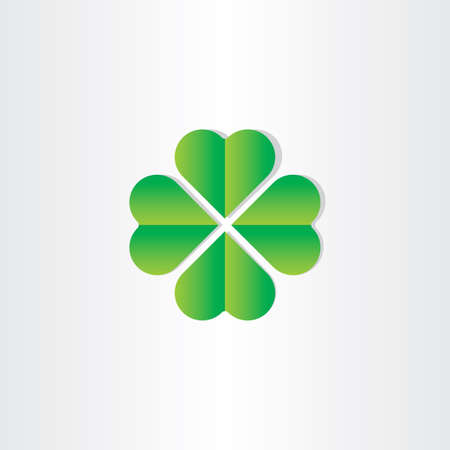 green clover luck st patrick symbol designの写真素材