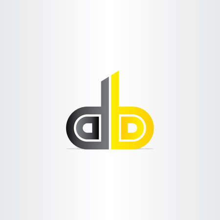 letter d and b business icon designの写真素材