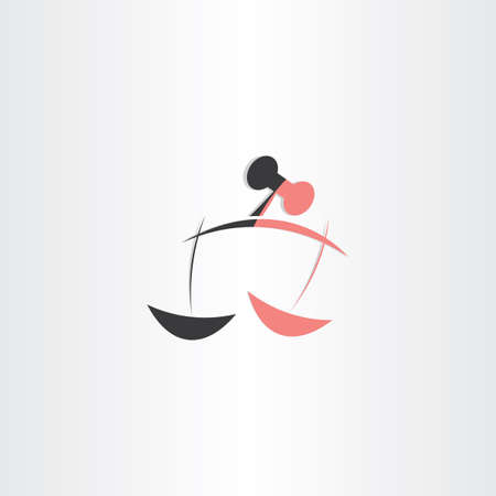 judges hammer and scales icon designの写真素材
