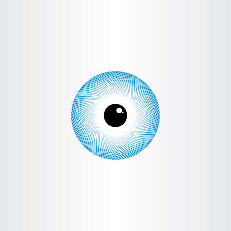 human eye blue pupil symbol designの写真素材
