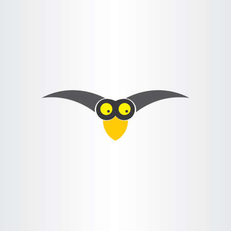 funny western jackdaw bird cartoon icon designの写真素材