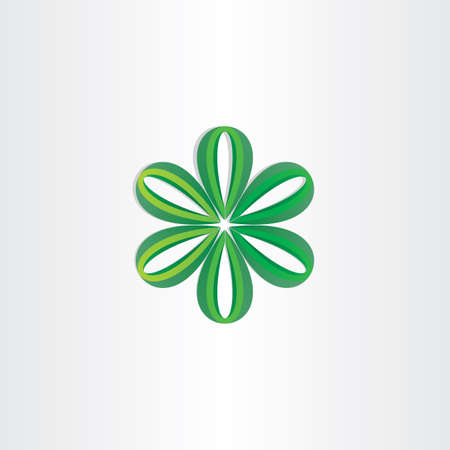 green leaves flower decoration designのイラスト素材