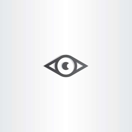 black eye design vector icon designのイラスト素材