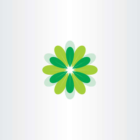 fresh flower with green leaves designのイラスト素材
