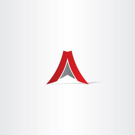 red letter a arrow   designのイラスト素材