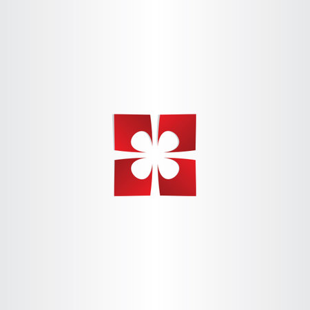 present box top view icon giftboxのイラスト素材