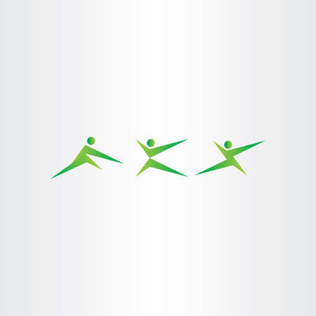 martial arts people karate sport icon set designのイラスト素材