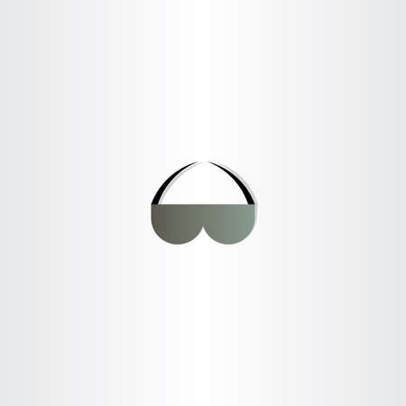 sunglasses vector icon abstract design symbolのイラスト素材
