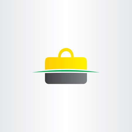 briefcase logo vector element symbol design signのイラスト素材
