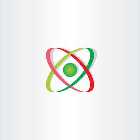 molecule icon atom symbol logo vector signのイラスト素材