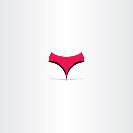 female panites icon vector design modelのイラスト素材