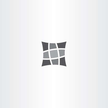 square pillow vector icon design symbolのイラスト素材