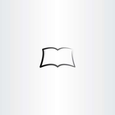 black book vector icon symbolのイラスト素材
