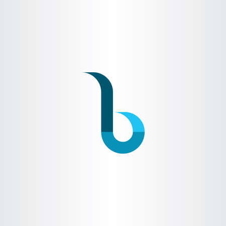 small letter b vector sign emblemのイラスト素材