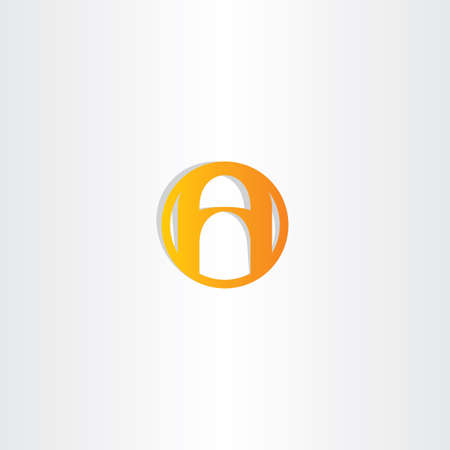 letter a vector circle sign companyのイラスト素材