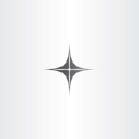 black compass icon vector sign mapのイラスト素材