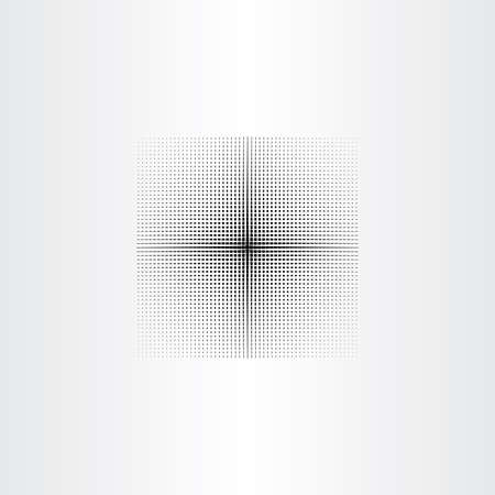 black halftone square background vector patternのイラスト素材