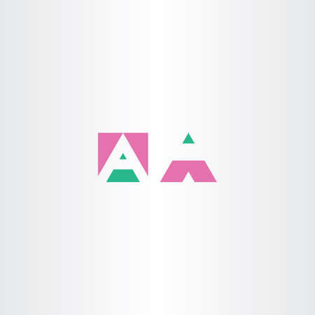 letter sign a logo letter a vector symbol icon labelのイラスト素材