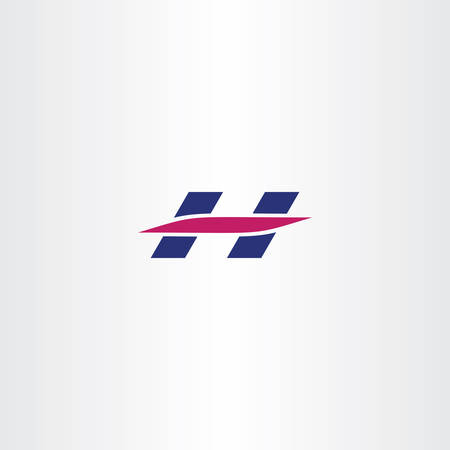 h letter logotype logo h icon vector fontのイラスト素材