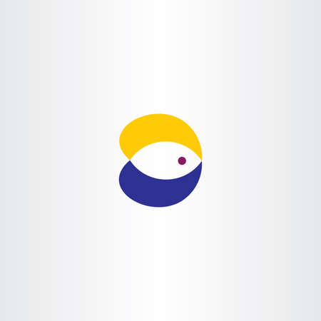 logo fish symbol icon vector element designのイラスト素材