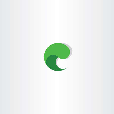 c letter c green sign logo vector element vector icon design emblemのイラスト素材