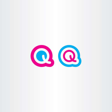 q logo logotype icon vector letter q brandのイラスト素材