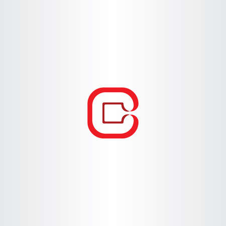 letter c  vector c redのイラスト素材