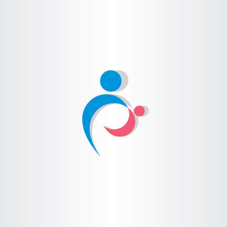 parent and child icon  vector signのイラスト素材