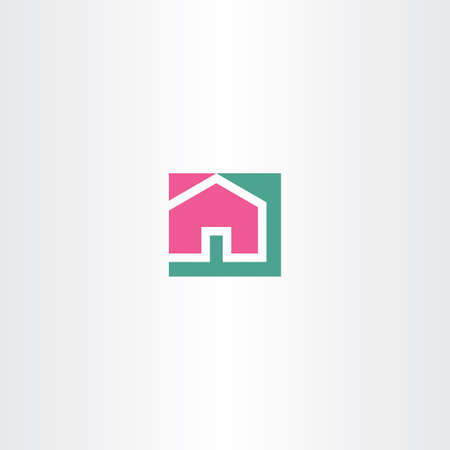 home vector sign symbol icon elementのイラスト素材