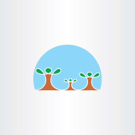 family tree icon vector symbol designのイラスト素材