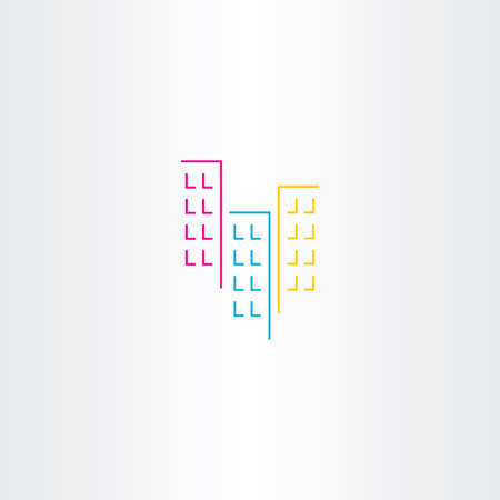 building icon vector symbol element designのイラスト素材