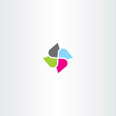 business technology abstract logo icon symbol designのイラスト素材