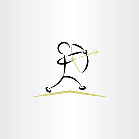 archer vector icon illustrationのイラスト素材