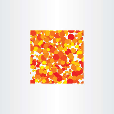 red yellow circles vector backgroundのイラスト素材
